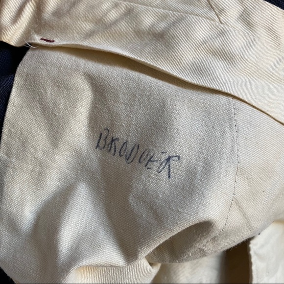 Hart Schaffner Marx Navy Silk Suit - Picture 11 of 16